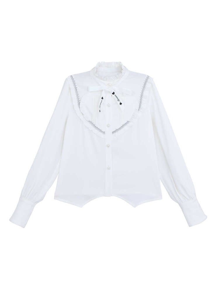 Disney Authorized The White Queen Leg-of-mutton Sleeves Shirt