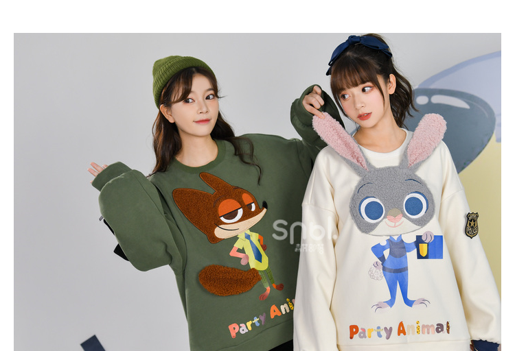 Zootopia Judy Hopps Round Neckline Apricot Sweatshirt