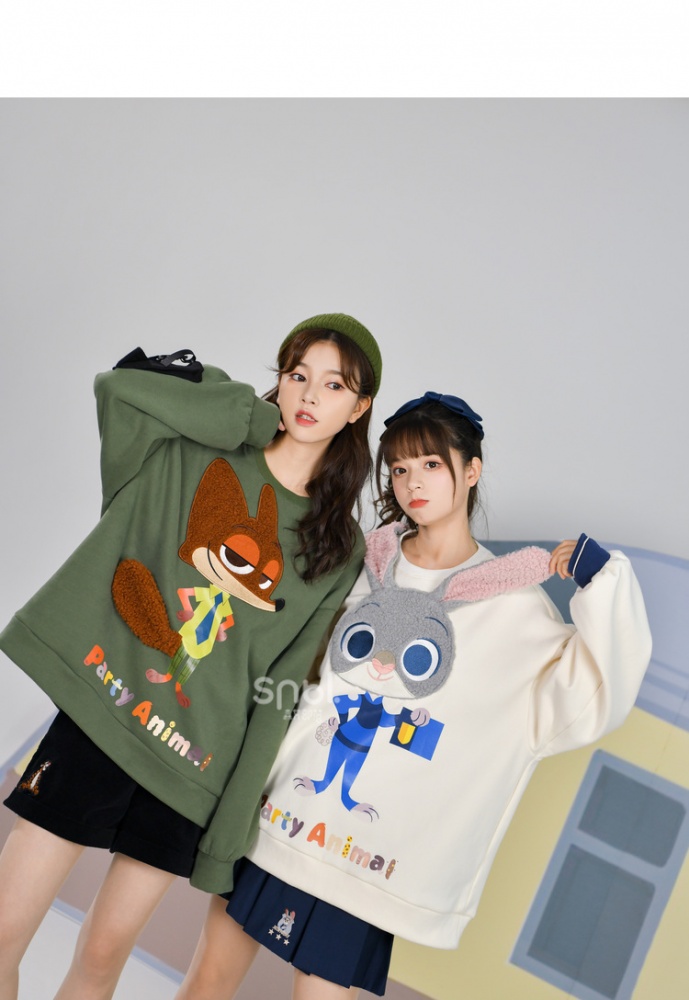 Zootopia Judy Hopps Round Neckline Apricot Sweatshirt