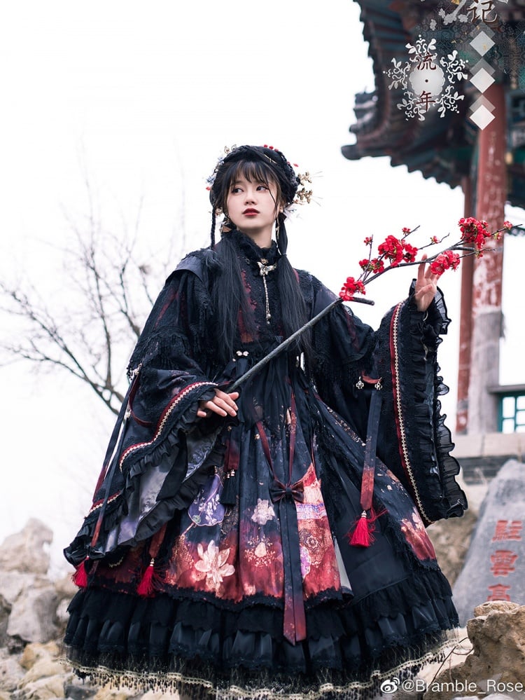 Fleeting Time Elegant Han Lolita Dress OP