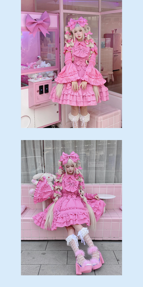 Alice Girl ~Sleep Rabbit Lolita JSK ,Sweet Lolita Jumpers - Gothic lolita  JSK - My Lolita Dress