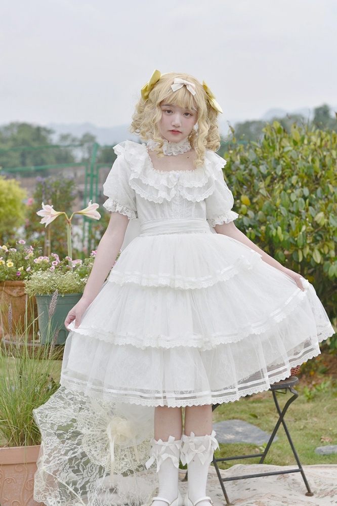 Miss Coco II Elegant Lolita Dress Tiered Skirt OP