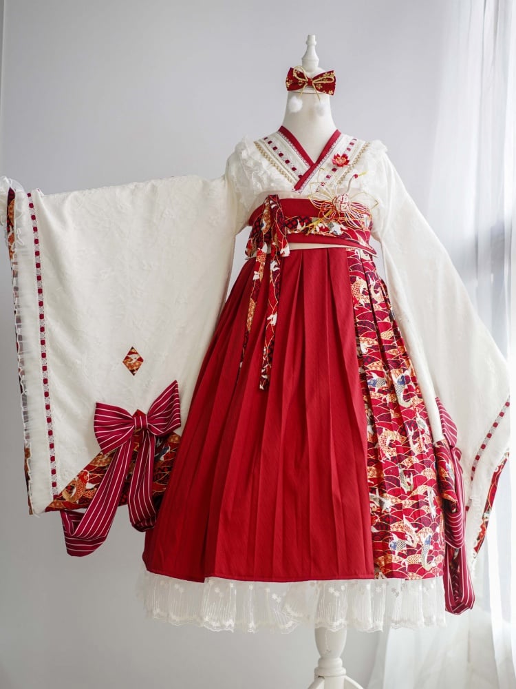 Inari Love Wa Lolita Dress JSK Matching Haori