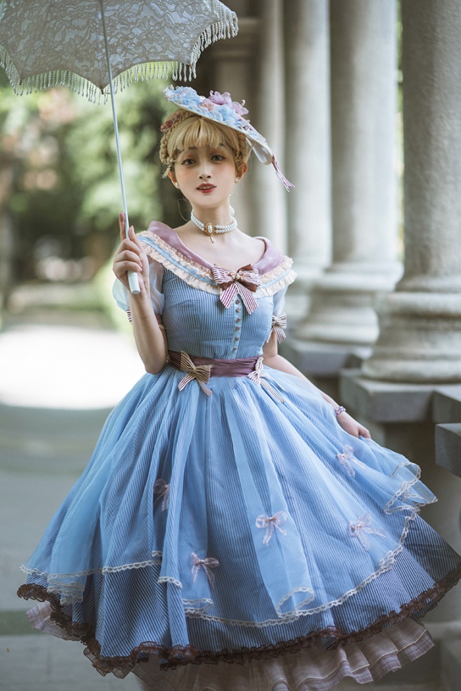 Sea Salt Caramel Elegant Lolita Dress OP