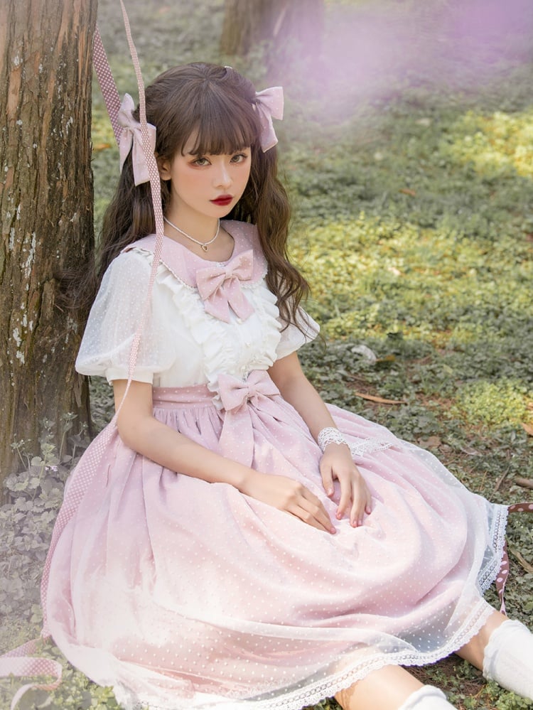 Sugar Peter Pan Collar Empire Waist Lolita Dress OP