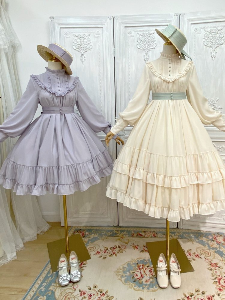 Princess Windsor 4 Colors Long Sleeves Classic Lolita Dress OP