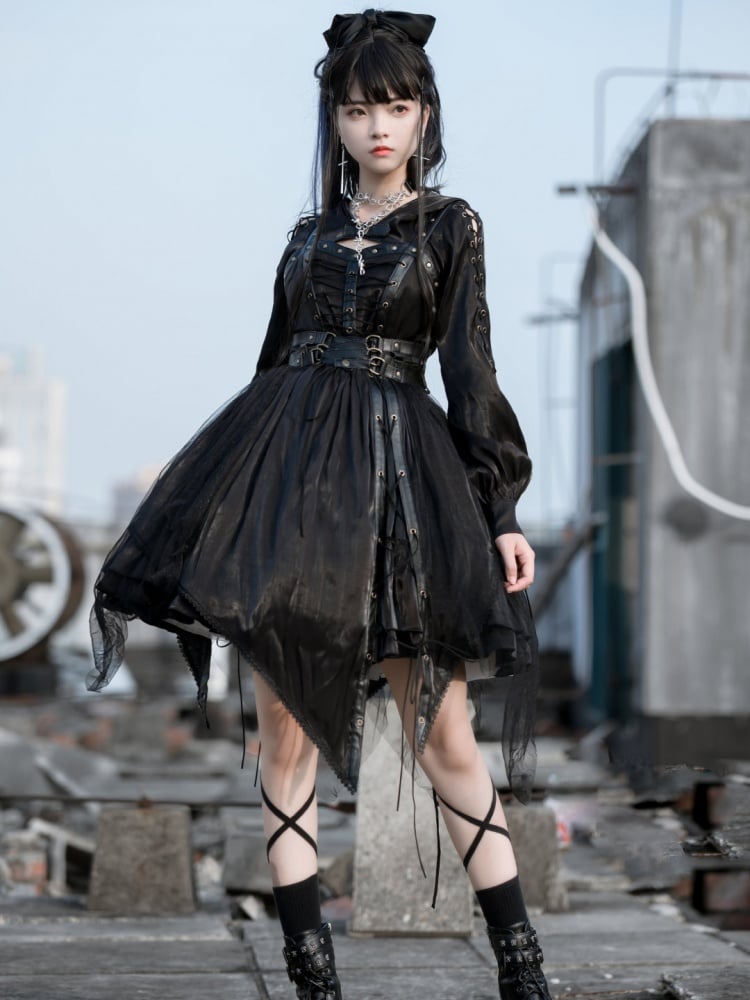 Endless Fantasy Punk Lolita Dress JSK Full Set