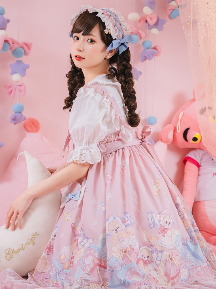 Candy Doggy Sweet Lolita Dress JSK