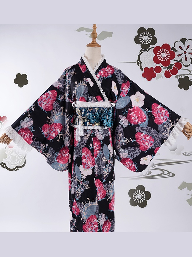 Symbiotic Relationship Kimono Wa Lolita Dress OP
