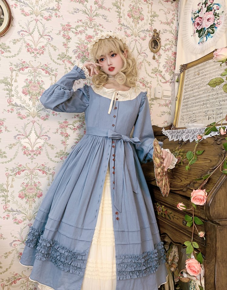 The Red and the Black Collaboration Alisa Country Style Maid Lolita ...