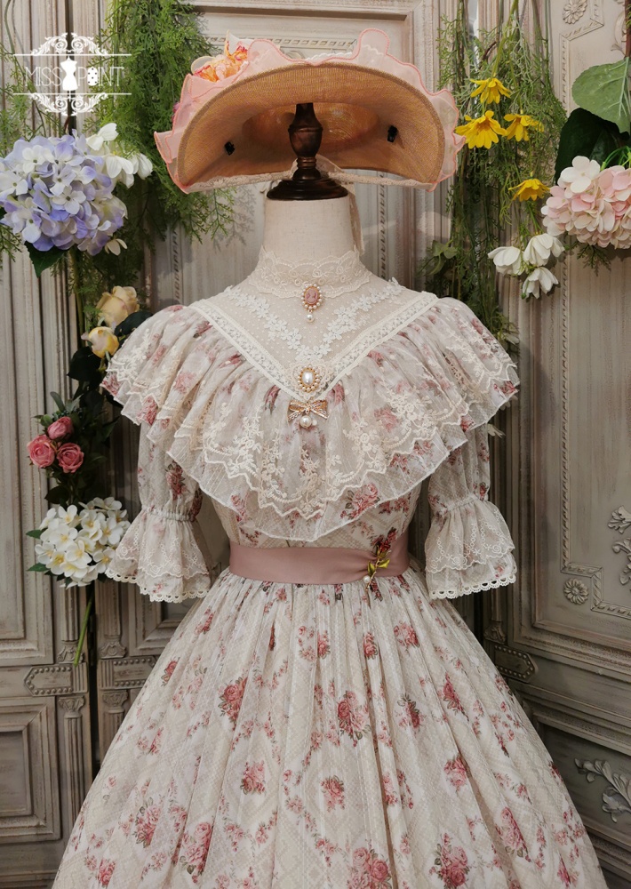Osmanthus Flower Elegant Lolita Dress Floral OP by Miss Point Custom ...