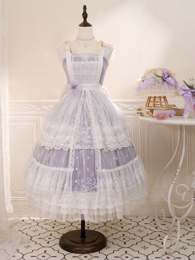 Babydoll Corset Lace up Ribbon Skirt Lolita Yume Kawaii Babe