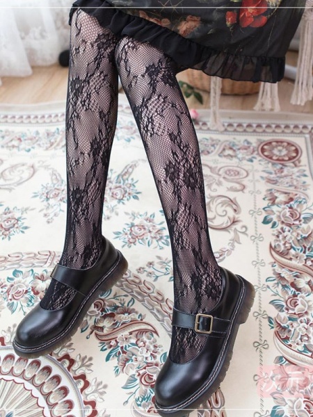 [$11.00]Gothic Vintage Steampunk Hollow Out Lace Tights