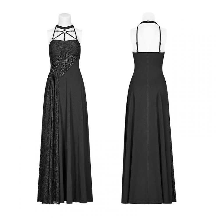 Gothic Daily Wear Sweetheart Neckline Long Dress