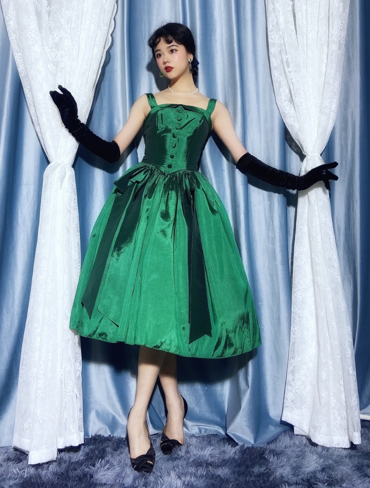 Made to Order - Vintage Green Lolita Prom Dress