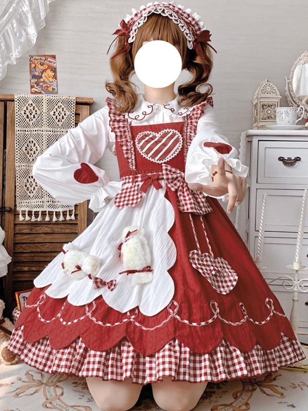 Sweet Pocket Empire Waist Sweet Lolita Dress JSK Set