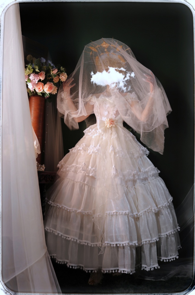 5 Colors Hime Lolita Dress Veil