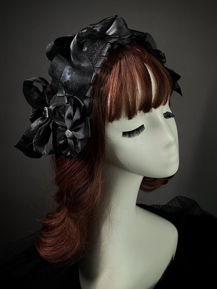 Night Traveler Gothic Lolita Matching Hairband