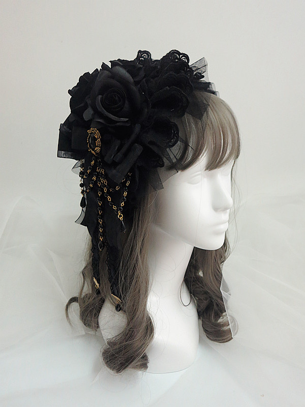 Handmade Elegant Gothic Lolita Gorgeous Hanamaru KC