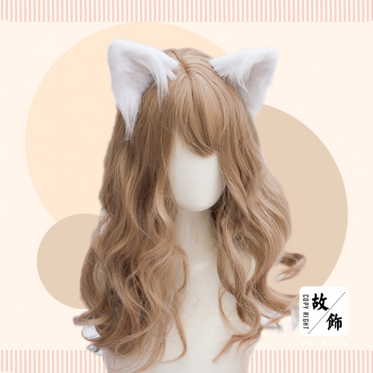 Christmas Lolita Handmade Plush Simulation Cat Ear Hairpin