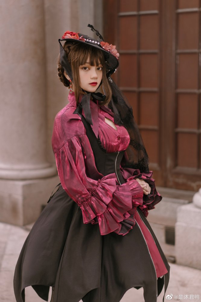 [$51.50]Ten Sins Pointed Collar Long Sleeves Gothic Lolita Dress Blouse