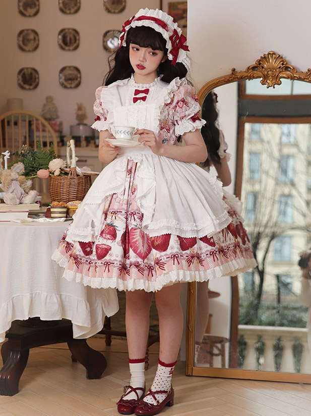Strawberry Revolution Series Sweet Lolita Overdress
