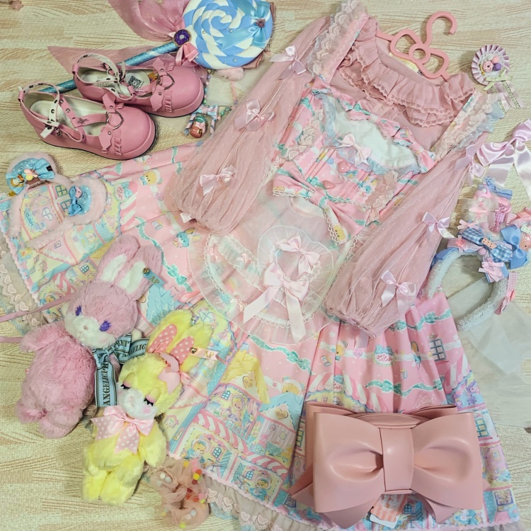 Ready to Ship - Sweet Rainbow House Lolita Dress JSK