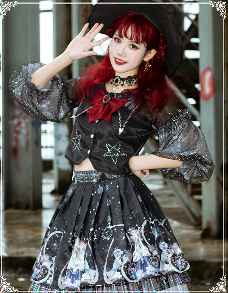 Rozen Maiden Black Lolita Top and SK Full Set