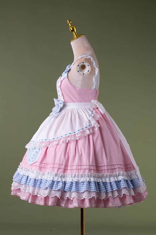 COMPLETE MARIONETTE PUPPET Costume With A 3 Hoop Tiered Pink 