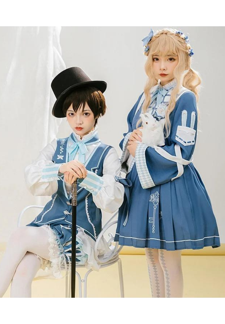 Vestido Kawaii Anime Maid, Little Devil Kuromi Bowkuromi Lolita