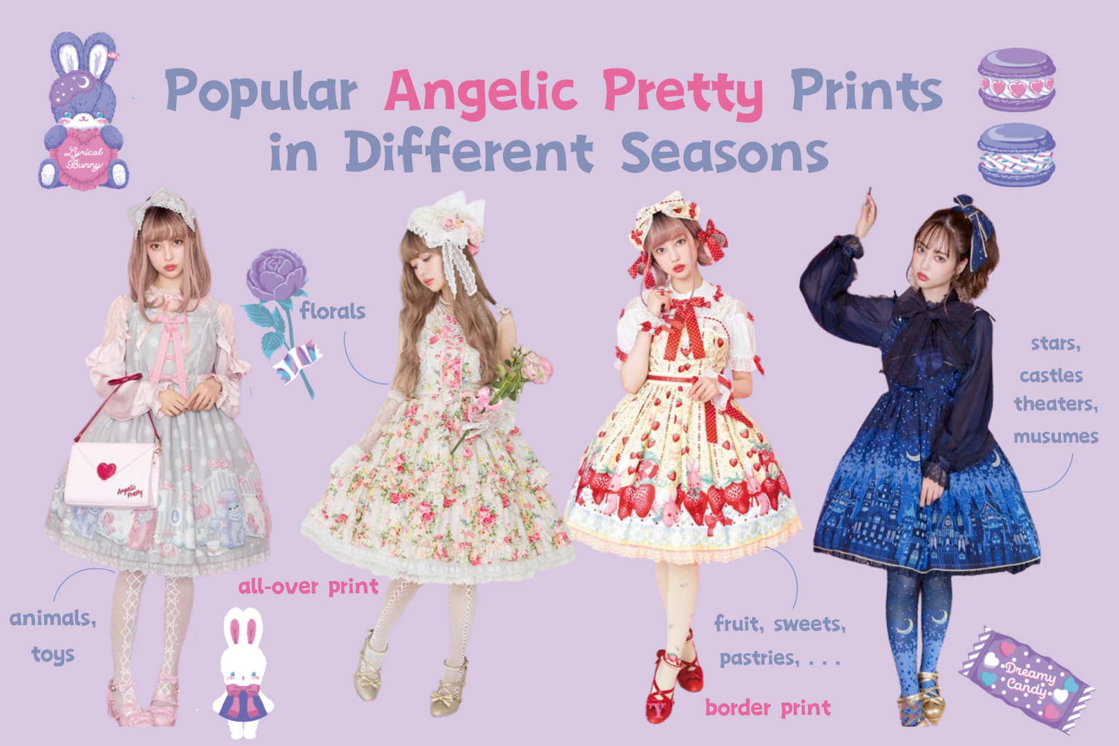 46 Most Popular Angelic Pretty Prints in Different Seasons